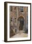 View of a Gate in Elm Court, Inner Temple, London, 1879-John Crowther-Framed Giclee Print