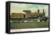 View of a German Express Engine Going from France to Russia-Lantern Press-Framed Stretched Canvas