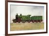 View of a Great Northern Railway Express Passenger Engine-Lantern Press-Framed Art Print