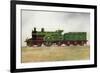 View of a Great Northern Railway Express Passenger Engine-Lantern Press-Framed Art Print