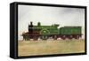 View of a Great Northern Railway Express Passenger Engine-Lantern Press-Framed Stretched Canvas