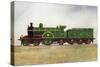 View of a Great Northern Railway Express Passenger Engine-Lantern Press-Stretched Canvas