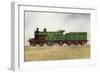 View of a Great Northern Railway Express Passenger Engine-Lantern Press-Framed Art Print