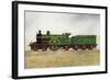 View of a Great Northern Railway Express Passenger Engine-Lantern Press-Framed Art Print