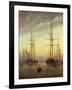 View of a Harbour, 1815-16-Caspar David Friedrich-Framed Giclee Print