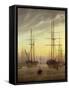 View of a Harbour, 1815-16-Caspar David Friedrich-Framed Stretched Canvas