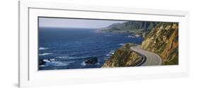 View of a Highway, California State Route 1, Big Sur, California, USA-null-Framed Photographic Print