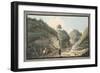 View of a Hollow Road Leading from the Grotto of Pausilipo to Pianura-Pietro Fabris-Framed Giclee Print