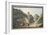 View of a Hollow Road Leading from the Grotto of Pausilipo to Pianura-Pietro Fabris-Framed Giclee Print