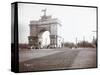 View of a Horsedrawn Carriage at an Entrance to Prospect Park, Brooklyn, 1903-Byron Company-Stretched Canvas