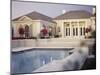 View of a House from the Pool Area-null-Mounted Photographic Print