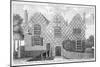 View of a House in Wells Street, Hackney, London, C1800-null-Mounted Giclee Print