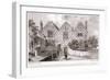 View of a House in Wells Street, Hackney, London, C1830-null-Framed Giclee Print