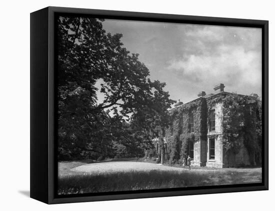 View of a House That Inspired Author Daphine du Maurier-Hans Wild-Framed Stretched Canvas