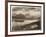 View of a Lake and a Boat During the Construction of the Panama Canal, 1912 or 1913-Byron Company-Framed Giclee Print