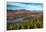 View of a lake from Goodnow Mountain, Adirondack Mountains State Park, New York State, USA-null-Framed Photographic Print