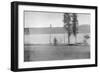 View of a Lake - McCall, ID-Lantern Press-Framed Art Print