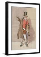 View of a Letter Carrier, 1866-null-Framed Giclee Print