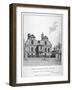 View of a Manor House on Shacklewell Green, Hackney, London, 1800-John Thomas Smith-Framed Giclee Print