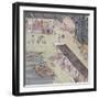 View of a Market in China-null-Framed Giclee Print