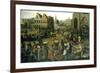 View of a Market Place, C1570-1603-Hendrick van Steenwijck-Framed Giclee Print