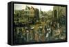 View of a Market Place, C1570-1603-Hendrick van Steenwijck-Framed Stretched Canvas