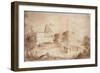 View of a Military Fortress-Camille Pissarro-Framed Giclee Print