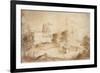 View of a Military Fortress-Camille Pissarro-Framed Giclee Print