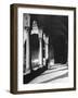 View of a Monk Walking the Grounds of a Church in Milan-Carl Mydans-Framed Photographic Print