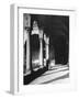 View of a Monk Walking the Grounds of a Church in Milan-Carl Mydans-Framed Photographic Print