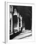 View of a Monk Walking the Grounds of a Church in Milan-Carl Mydans-Framed Photographic Print