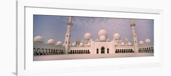 View of a Mosque, Sheikh Zayed Mosque, Abu Dhabi, United Arab Emirates-null-Framed Photographic Print