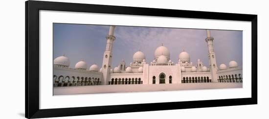 View of a Mosque, Sheikh Zayed Mosque, Abu Dhabi, United Arab Emirates-null-Framed Photographic Print