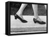 View of a New Type of Woman's Shoe-Yale Joel-Framed Stretched Canvas