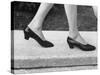 View of a New Type of Woman's Shoe-Yale Joel-Stretched Canvas