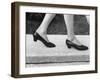 View of a New Type of Woman's Shoe-Yale Joel-Framed Photographic Print