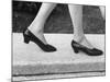 View of a New Type of Woman's Shoe-Yale Joel-Mounted Photographic Print