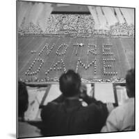 View of a Notre Dame Football Game-Mark Kauffman-Mounted Photographic Print