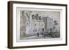 View of a Nunnery in Osnaburgh Street, London, C1830-Thomas Hosmer Shepherd-Framed Giclee Print