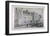 View of a Nunnery in Osnaburgh Street, London, C1830-Thomas Hosmer Shepherd-Framed Giclee Print