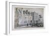 View of a Nunnery in Osnaburgh Street, London, C1830-Thomas Hosmer Shepherd-Framed Giclee Print