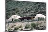 View of a Pair of Connected, Geodesic Domes with a Patio (Built by John Hardaways)-John Dominis-Mounted Photographic Print