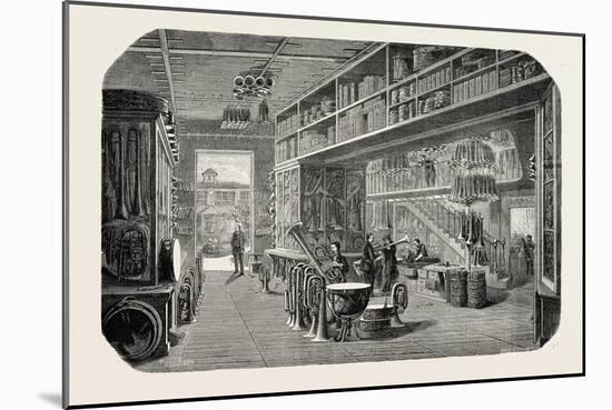 View of a Part of the Gautrot Stores, France. 1855-null-Mounted Giclee Print