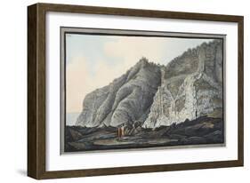 View of a Part of the Inside of the Cone of the Mountain of Somma-Pietro Fabris-Framed Giclee Print