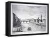 View of a Part of the River Arno, 1783-Giuseppe Zocchi-Framed Stretched Canvas