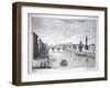 View of a Part of the River Arno, 1783-Giuseppe Zocchi-Framed Giclee Print