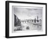 View of a Part of the River Arno, 1783-Giuseppe Zocchi-Framed Giclee Print