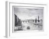 View of a Part of the River Arno, 1783-Giuseppe Zocchi-Framed Giclee Print