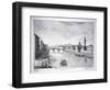 View of a Part of the River Arno, 1783-Giuseppe Zocchi-Framed Giclee Print