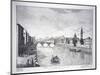 View of a Part of the River Arno, 1783-Giuseppe Zocchi-Mounted Giclee Print